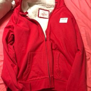 Never worn Sherpa jacket.